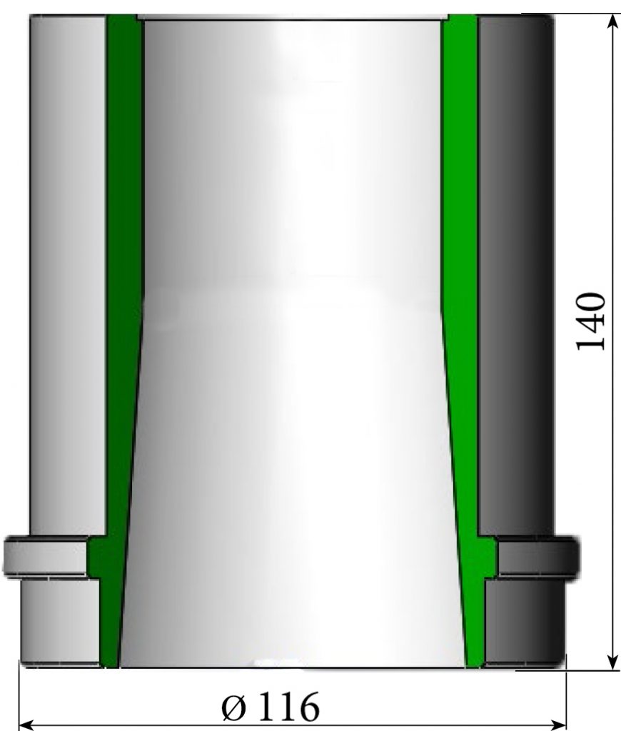 Насадки металлические на гидромонитор ГМН 250с