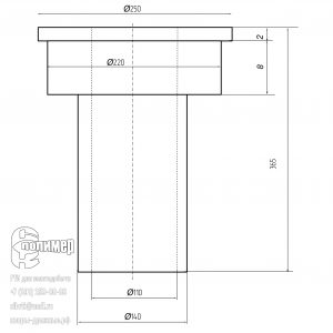 насадка сливная Krebs 15-3117